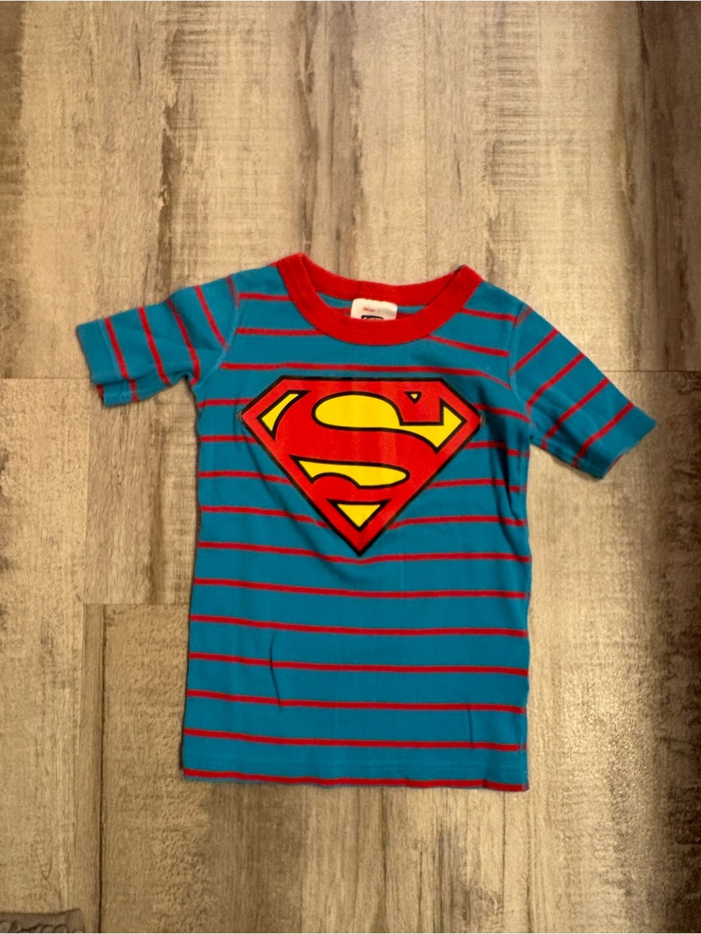 Hanna Andersson Superman Pajama Top 120 6-7